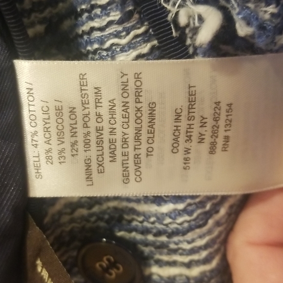 COACH Jacket -Small - Picture 8 of 8